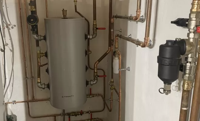 Installation du pompe à chaleur Samsung, Plouha, LCS Le Corre Chauffage Sanitaire