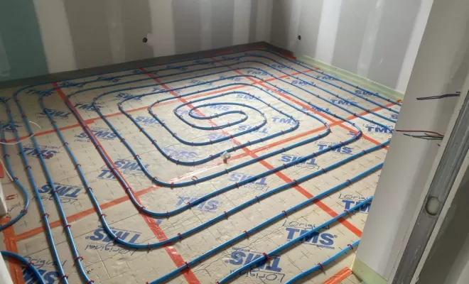 Pose d'un Plancher Chauffant à Plouha , Plouha, LCS Le Corre Chauffage Sanitaire