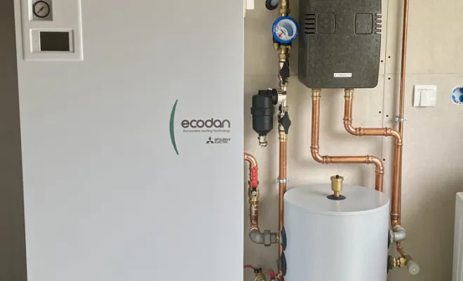 Installation d'une pompe à chaleur à Tréveneuc , Plouha, LCS Le Corre Chauffage Sanitaire